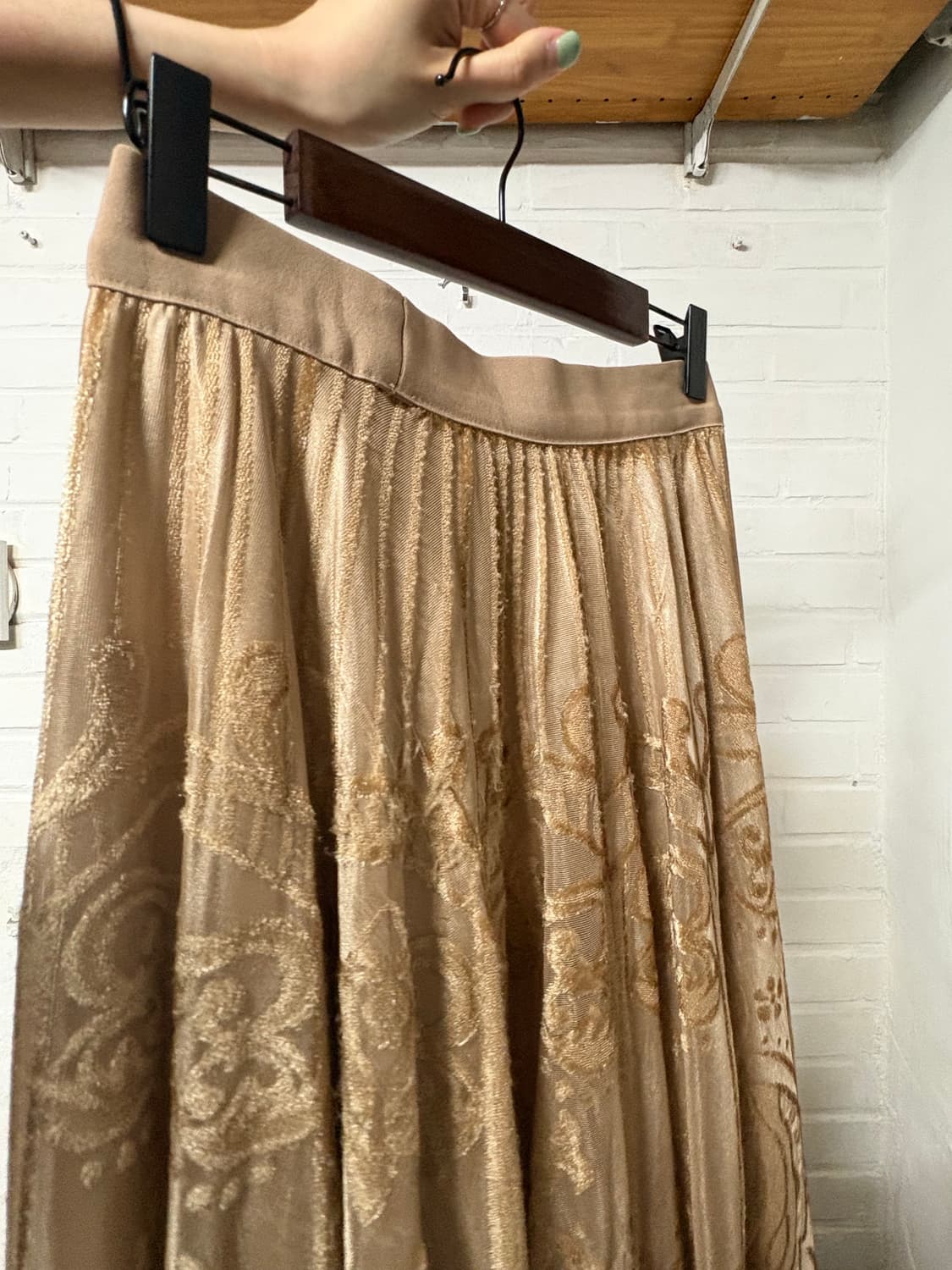 jpn vintage banding long skirt 상품이미지5