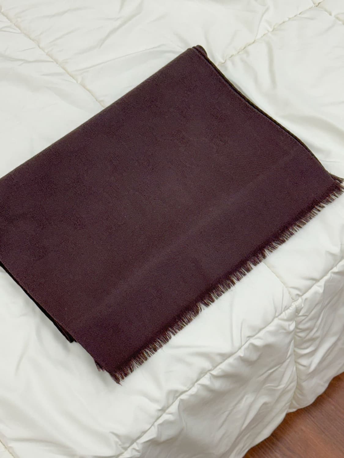 celine / 셀린느 브라운 트리오페 울 머플러 상품이미지2