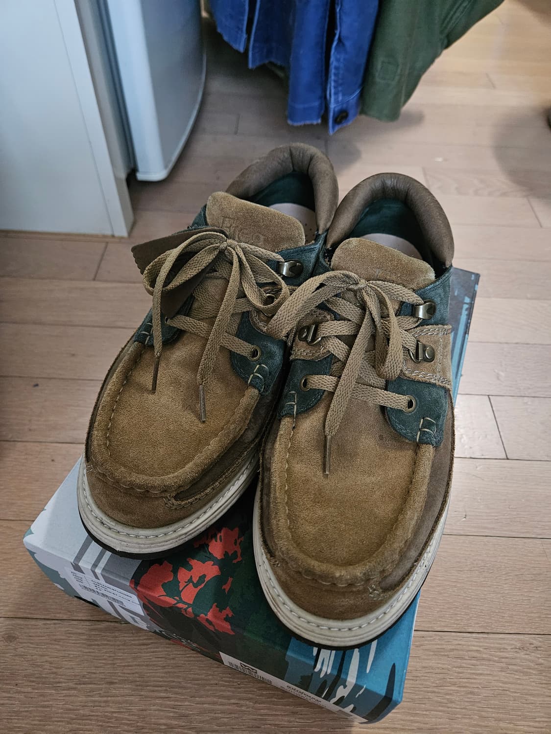 [270] 클락스 x 로니 피그 8th 스트릿 선더랜드 브라운 그린 상품이미지1