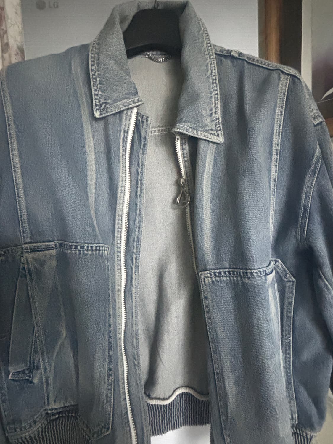 솔리드옴므 청자켓 52사이즈 상품이미지3