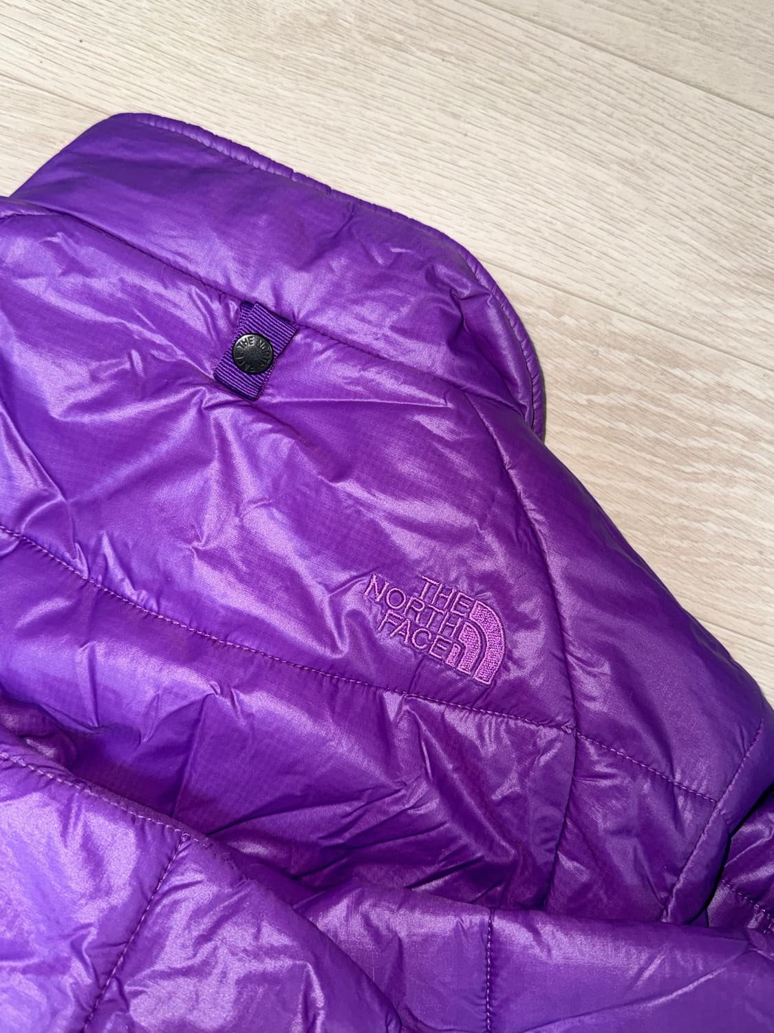 노스페이스 빈티지 퍼플 패딩 90 상품이미지6