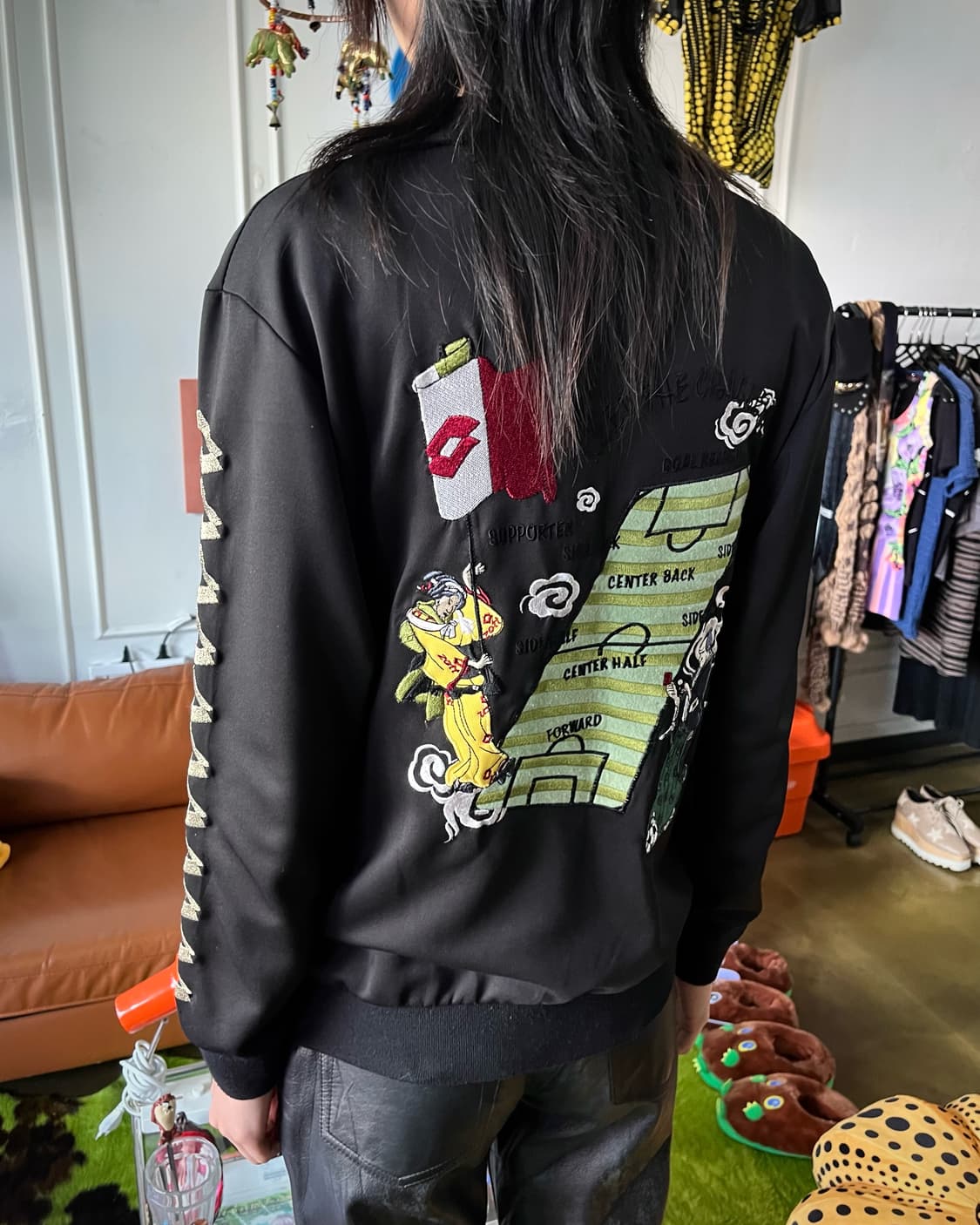 90-00s Lotto Japan Ukiyoe Emboridery JK 상품이미지4