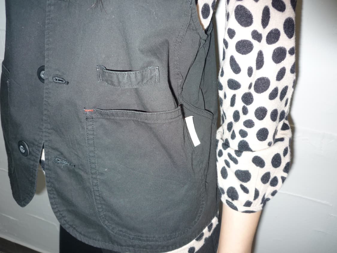 black short vest 상품이미지3
