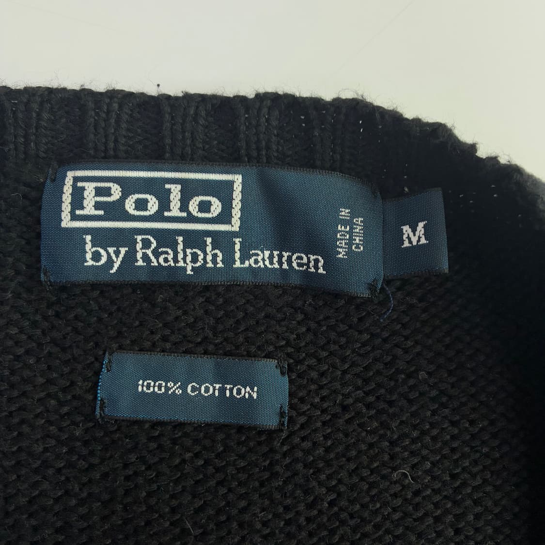 Polo 폴로 랄프로렌 블랙 퍼플 포니 라운드 니트 상품이미지4