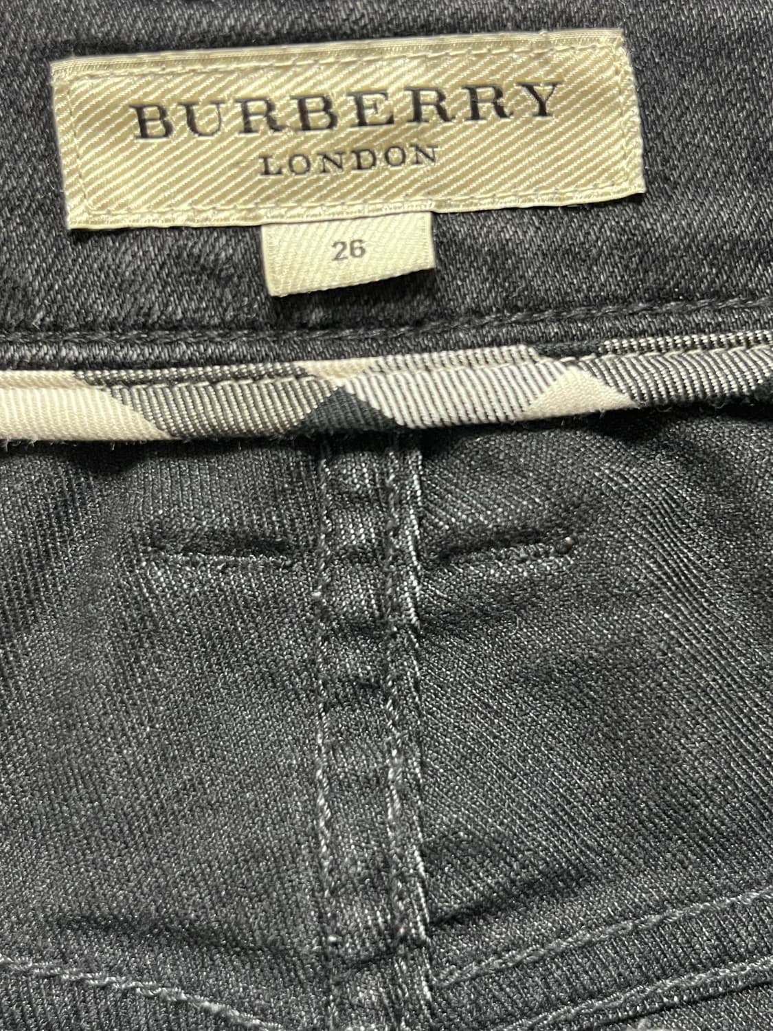버버리 블랙 스키니진 26 정품 상품이미지4