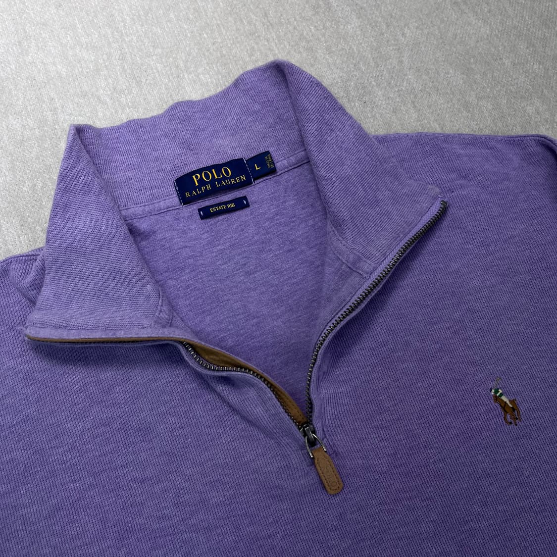 100 폴로 랄프로렌 반집업 니트 상품이미지2
