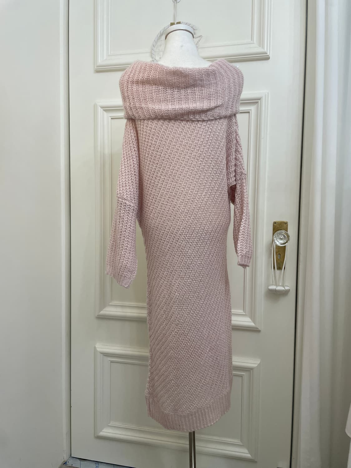 IMAGE pink off-shoulder long opc(size-L) 상품이미지3