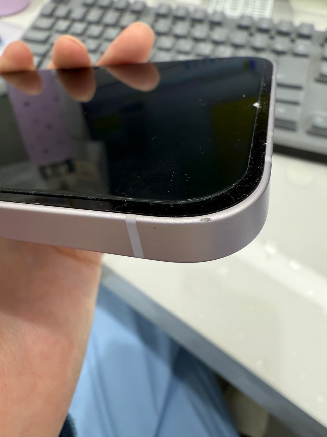 아이폰 14플러스 퍼플 단품 256G 배터리성능 83% 상품이미지4