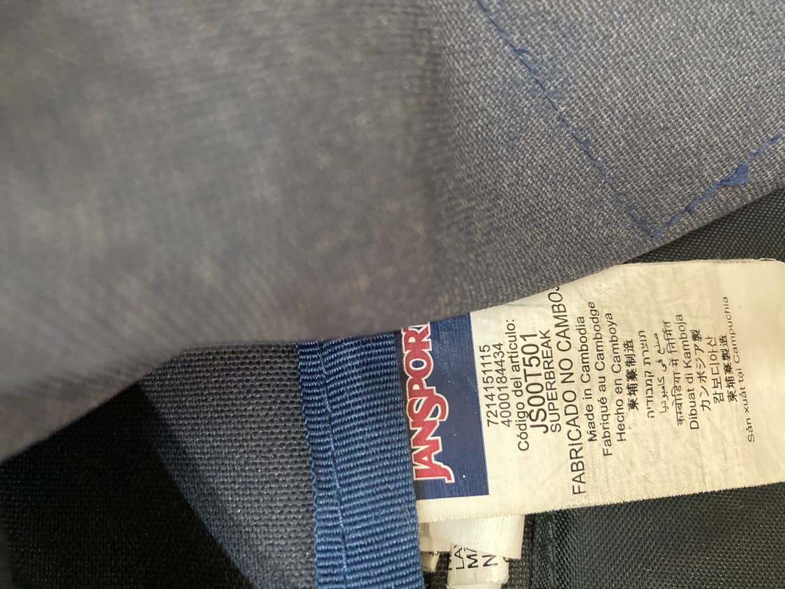 잔스포츠 네이비 백팩 가방 상품이미지4