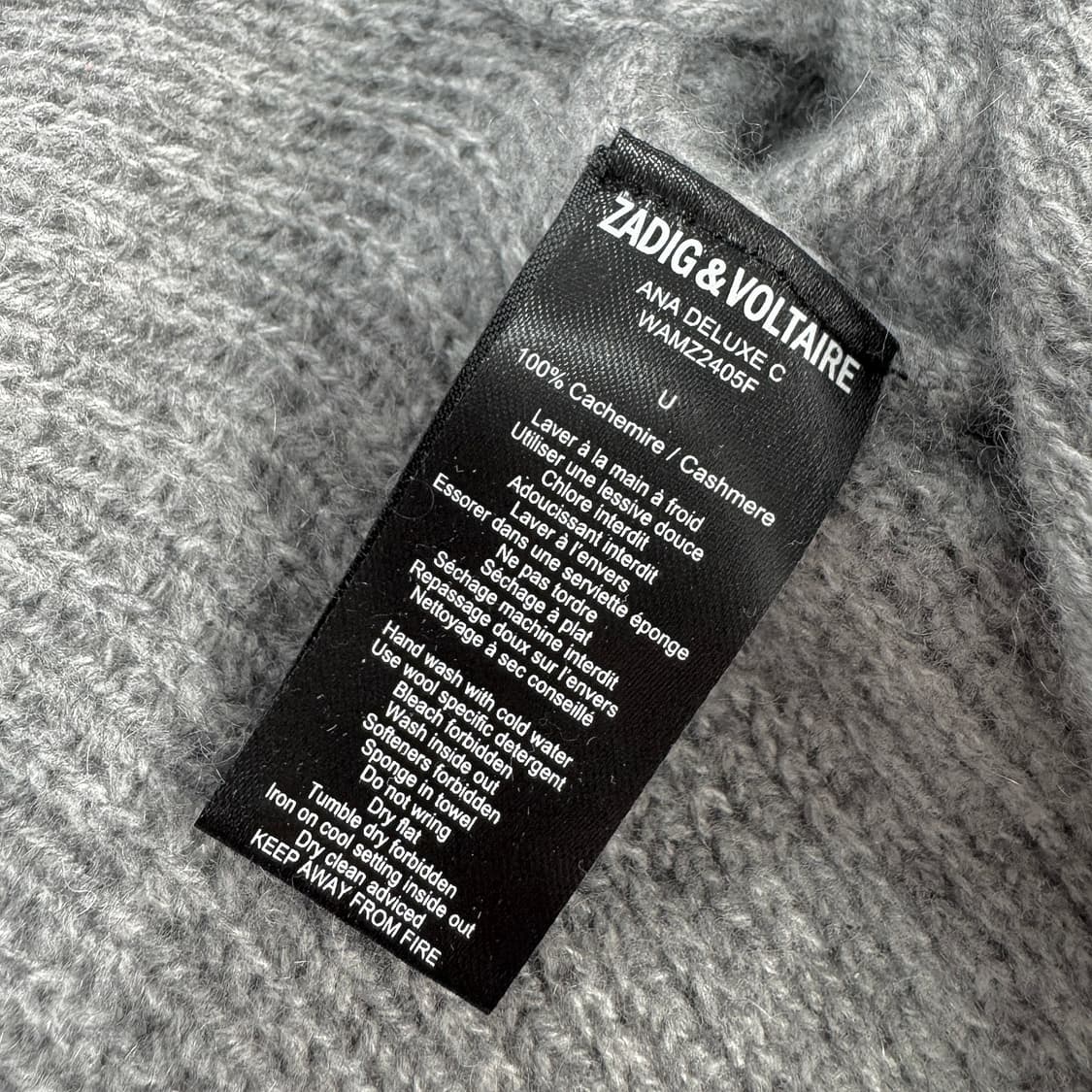 쟈딕앤볼테르 캐시미어100 드레이프 롱 가디건 상품이미지3