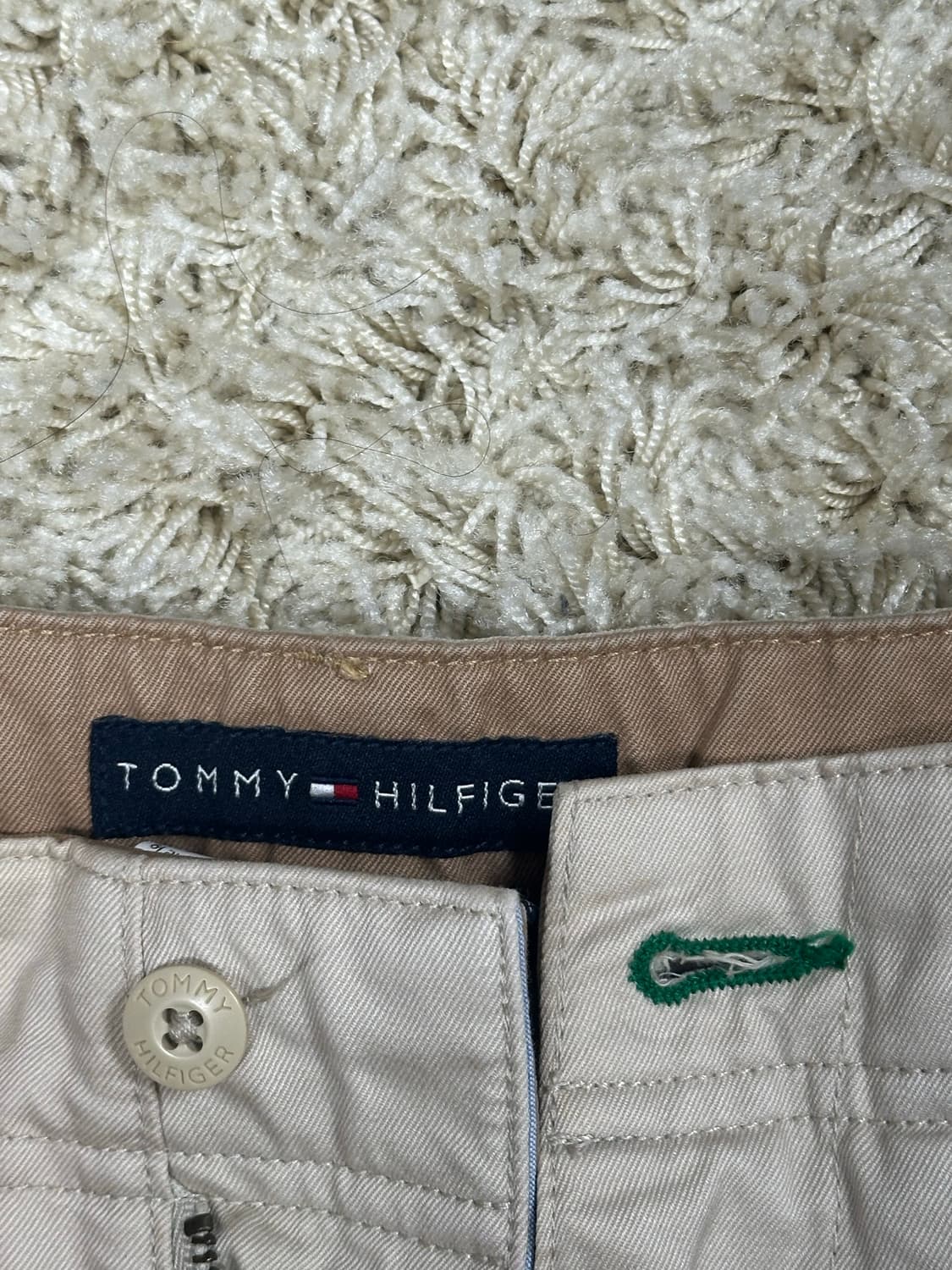 타미힐피거 빈티지 더블포켓 와이드 카고 팬츠 베이지 상품이미지5