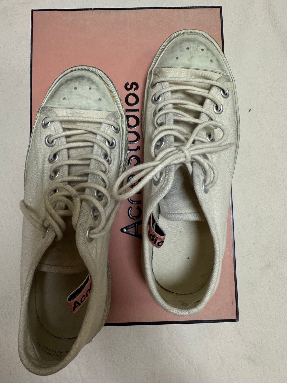 Acne Studios 스니커즈 240 아이보리 상품이미지4
