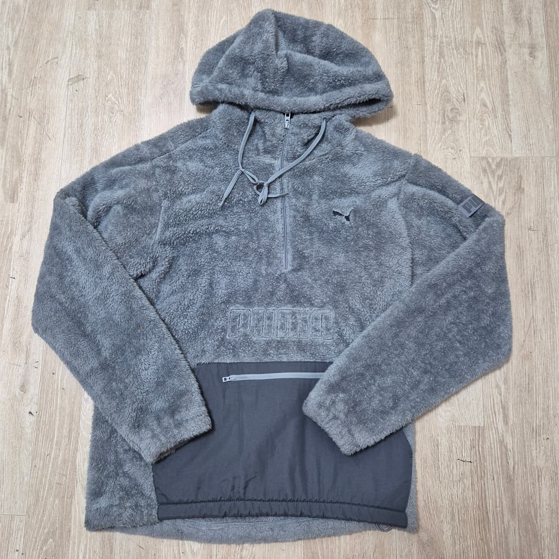 푸마 뽀글이 후드 후리스 플리스 반집업자켓 상품이미지1