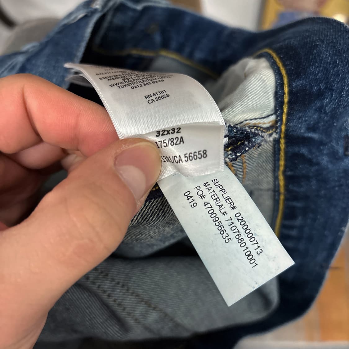 폴로 랄프로렌 설리반 슬림 빈티지 워싱 데님팬츠 N713 상품이미지9