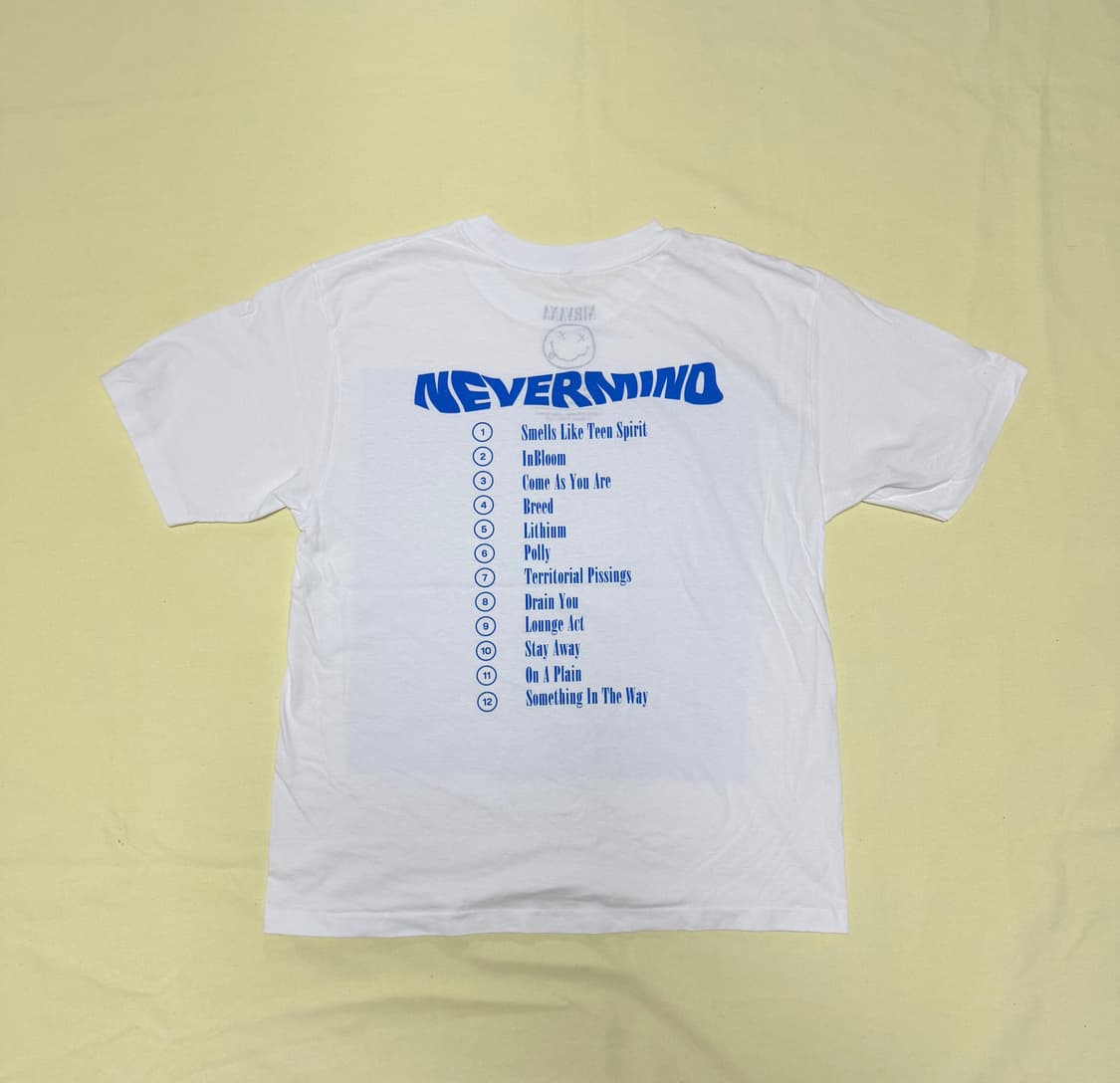 프릭스 스토어 너바나 '네버마인드' 트랙리스트 티셔츠 25SS 상품이미지6