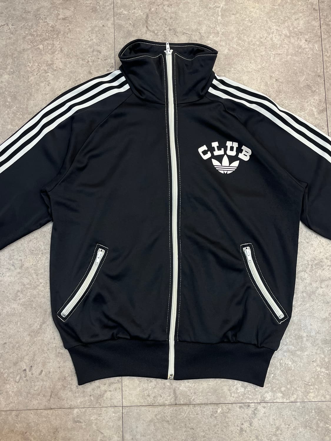 아디다스 트레포일 클럽 빅로고 져지 블랙 M #csz2465 상품이미지4