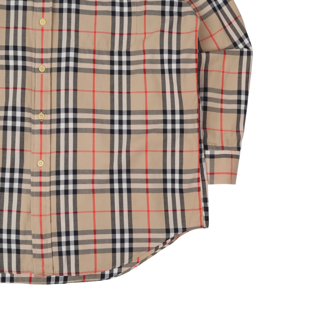 버버리 베이지 노바체크 셔츠 상품이미지4