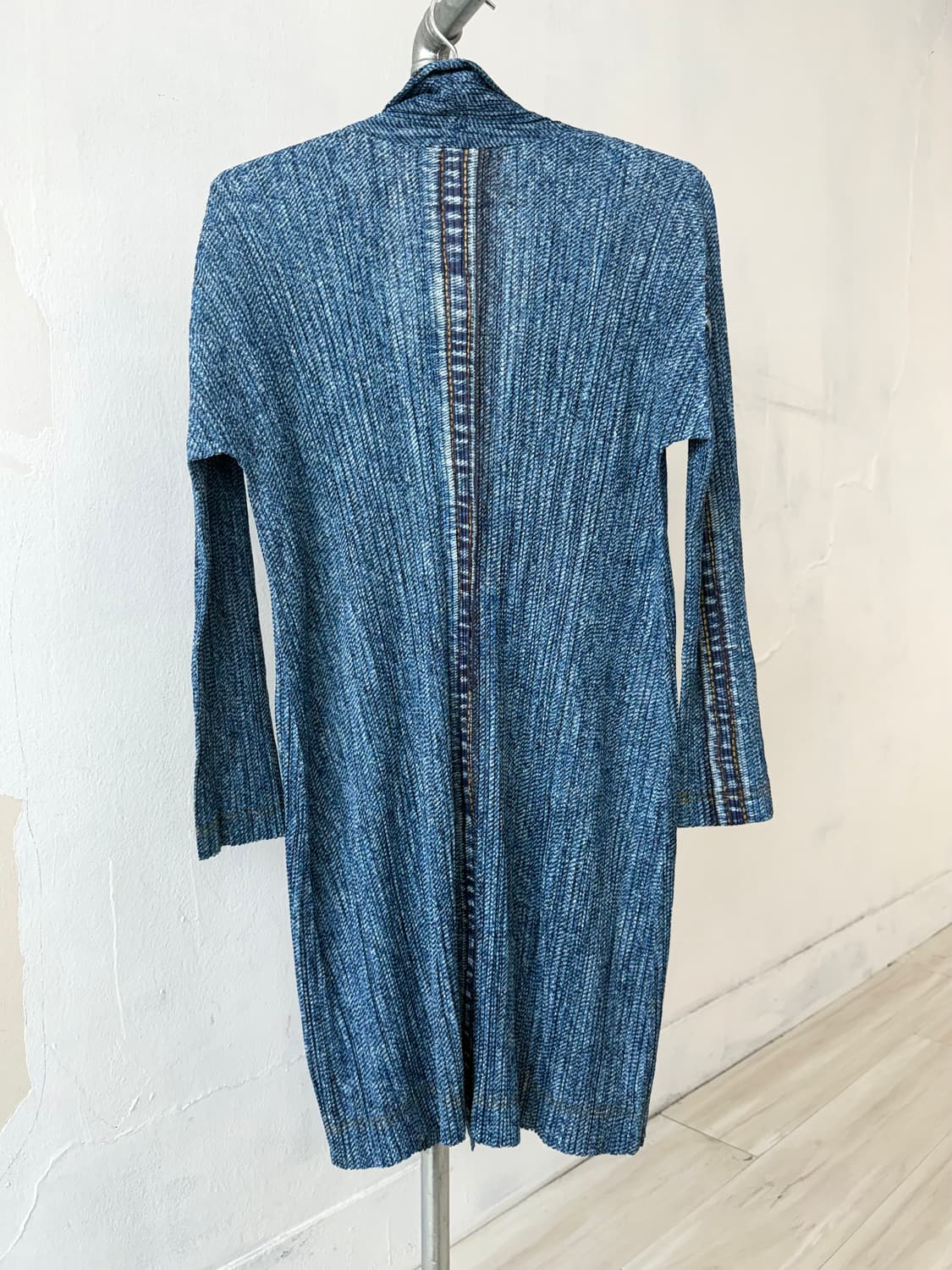 Pleats PleaseDenim Pattern Long Cardigan 상품이미지7