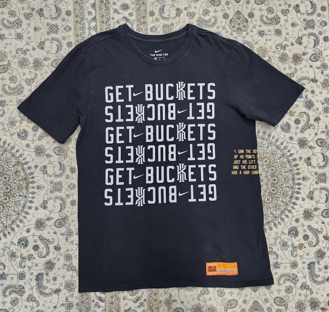 나이키 카이리어빙 X 영화 엉클 드류 (어빙주연) 반팔티 M 상품이미지1