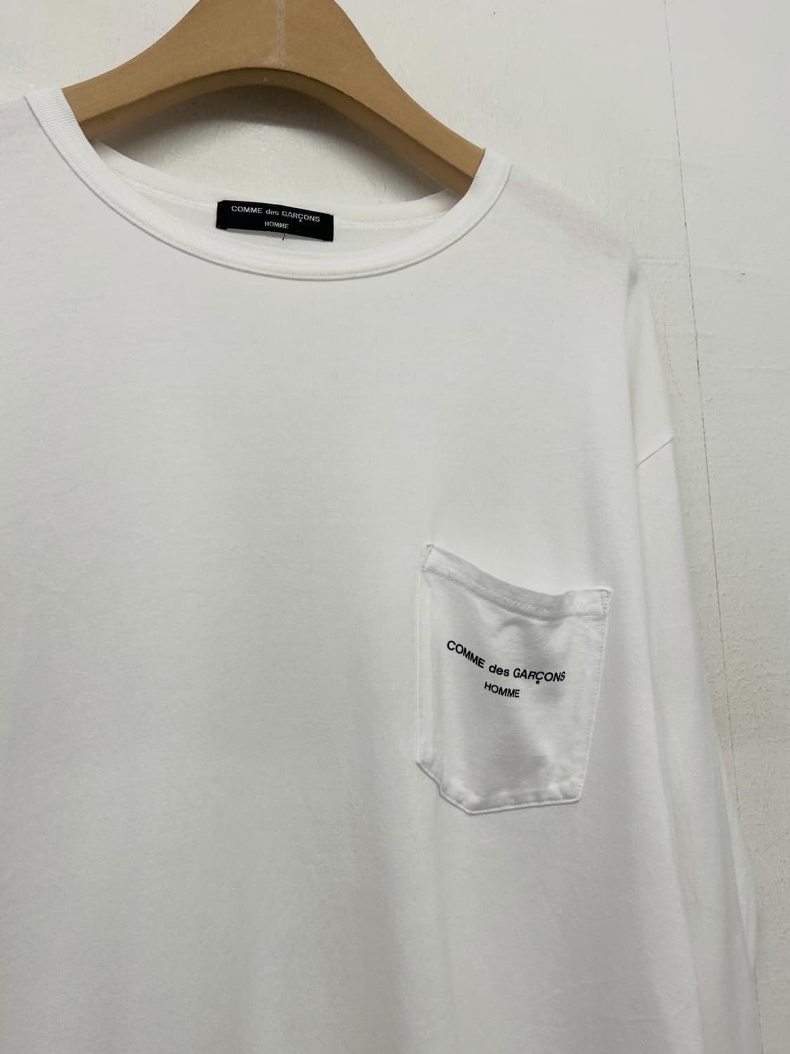 꼼데가르송 화이트 포켓 롱 슬리브 상품이미지2