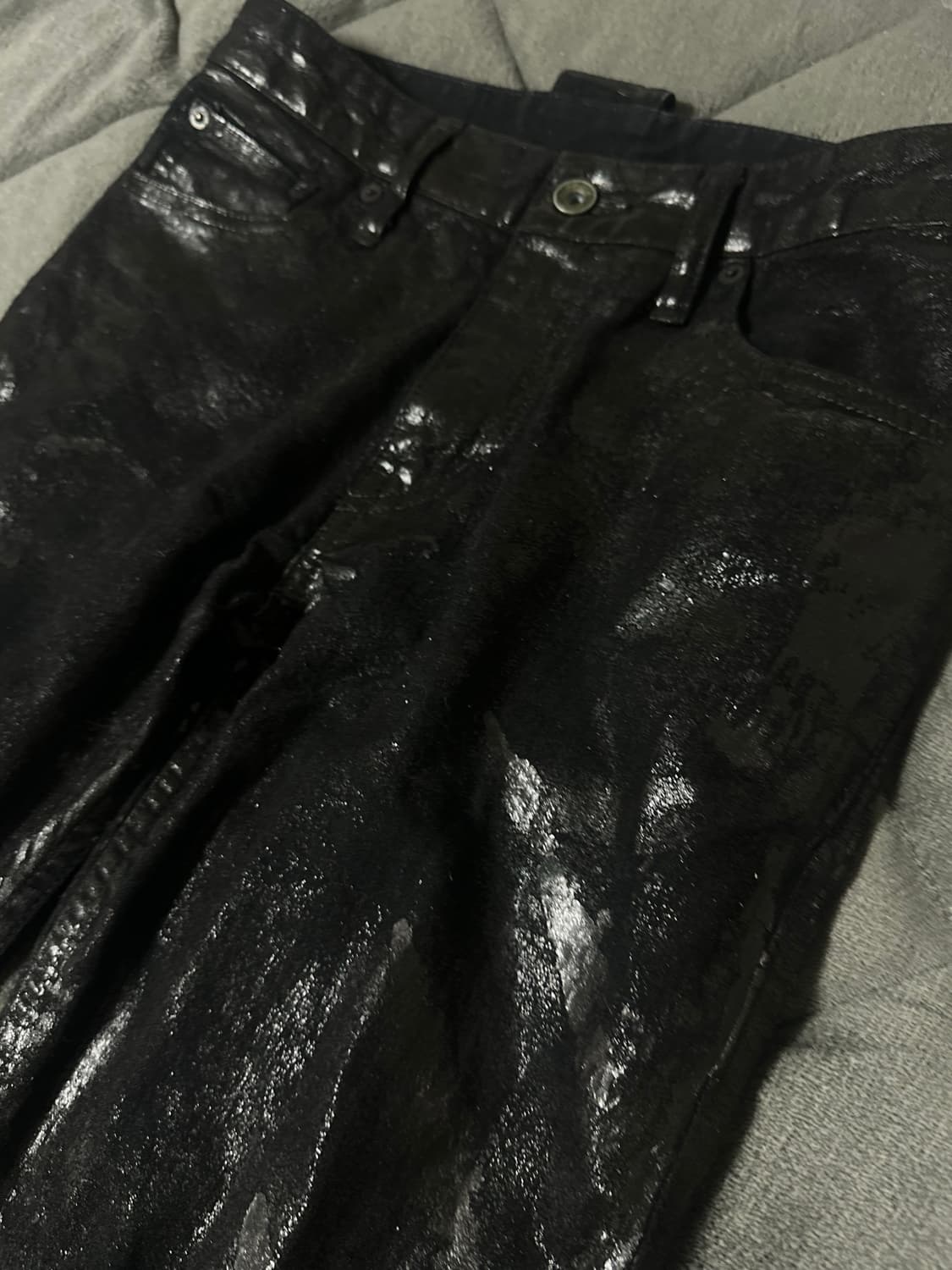 LGB S-wolf 코팅 데님 부츠컷 플레어 스키니 상품이미지4