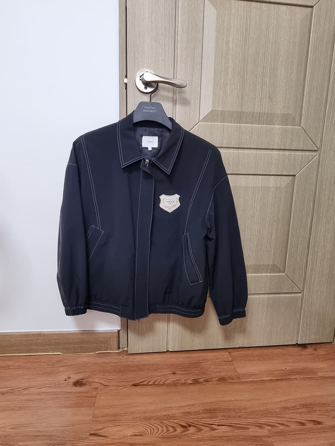 에프그램 블루종 epigram 블랙m 여성옷이지만 남 100정도 오버 상품이미지1