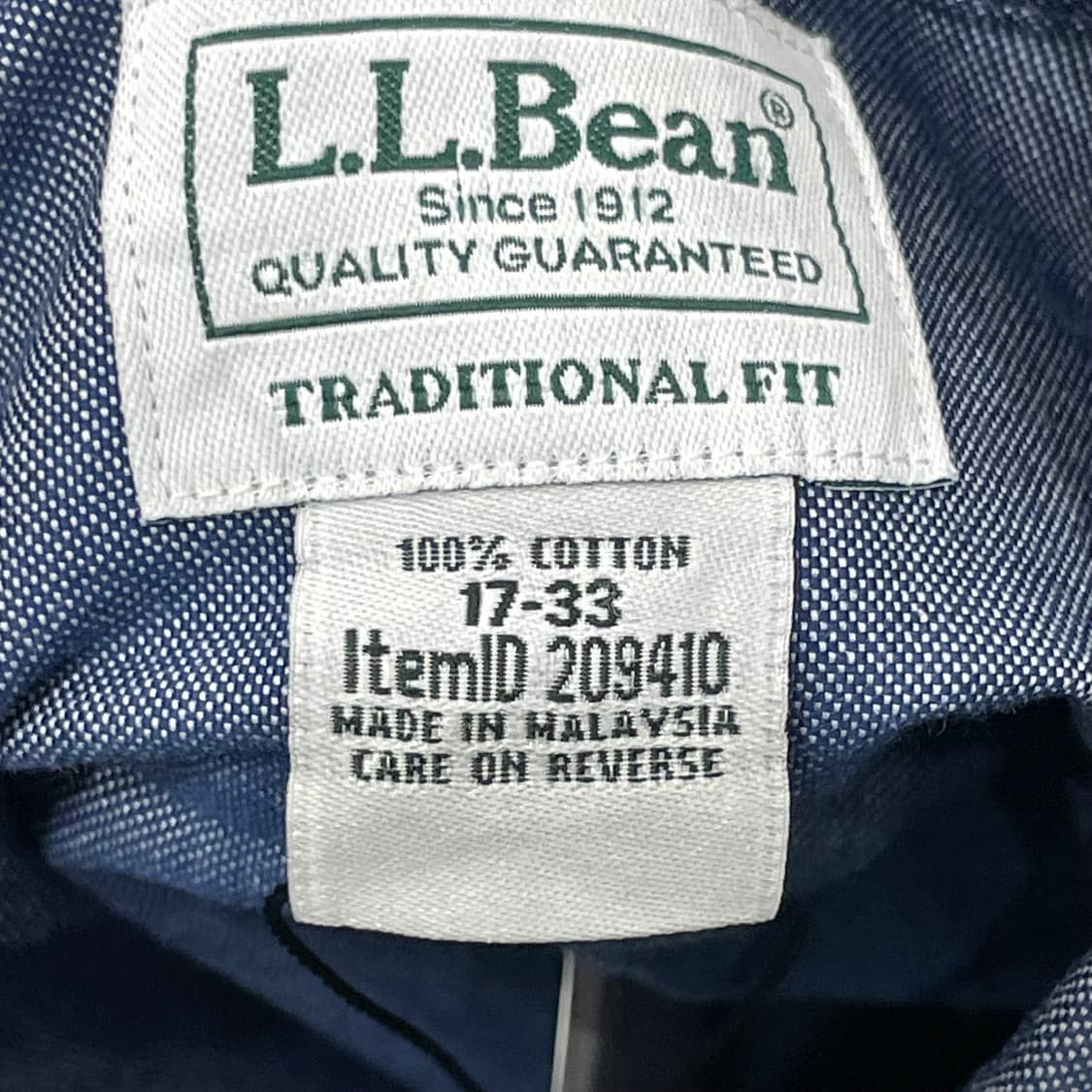 L.L.Bean 엘엘빈 코튼 버튼 다운 셔츠 상품이미지4