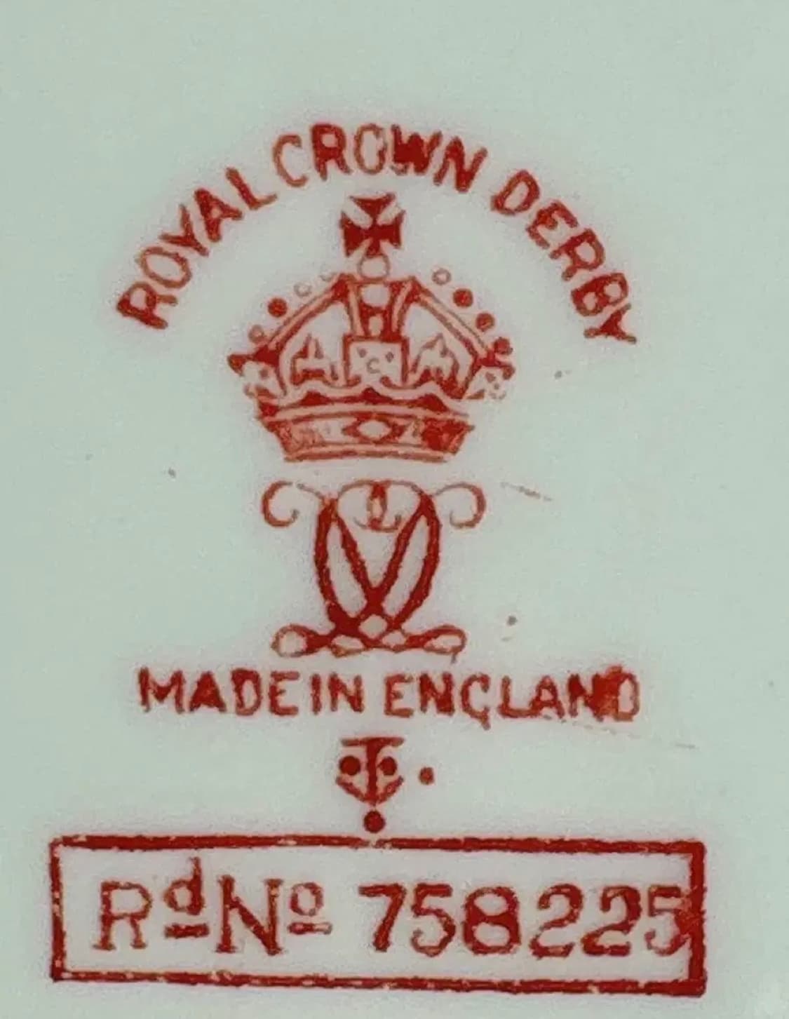 1930s 로얄크라운더비 포지스 핸드페인팅 에소잔 상품이미지5