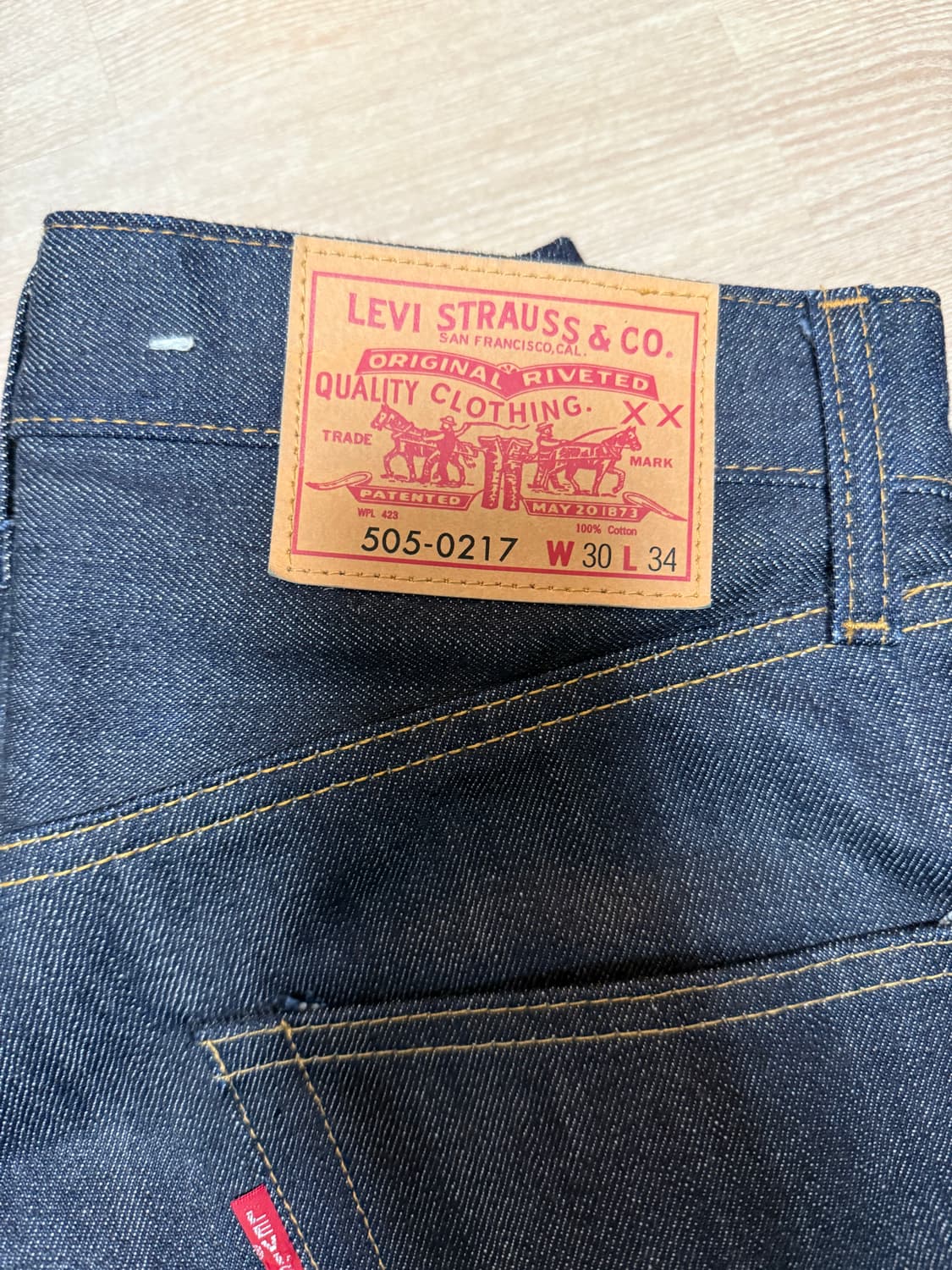 LVC 리바이스 505-0217 남성 데님 청바지 W30 L34 상품이미지2