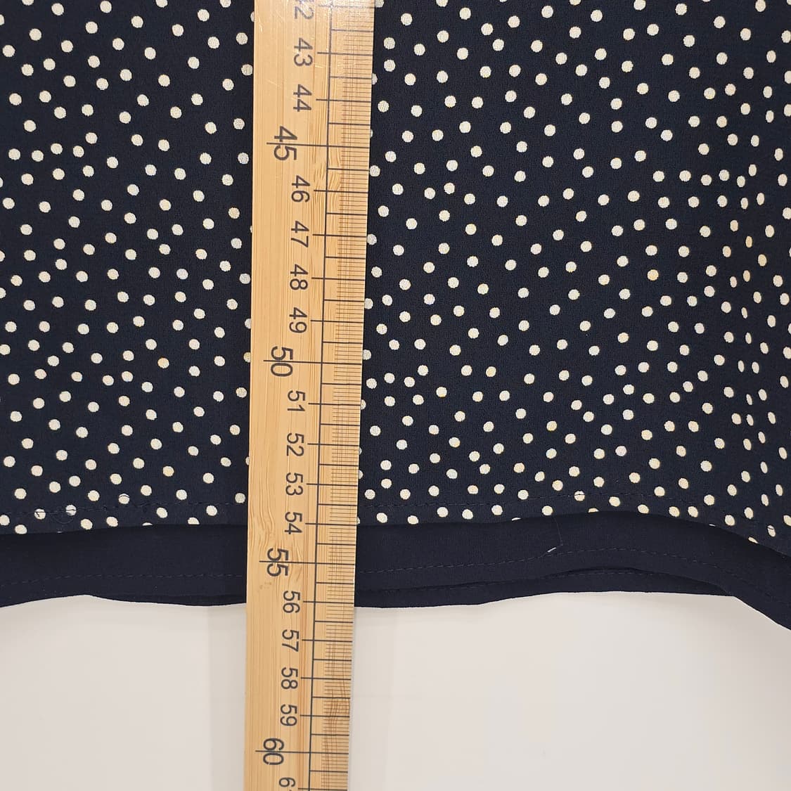 일본 빈티지 블랙 잔도트 반팔 블라우스 상품이미지6