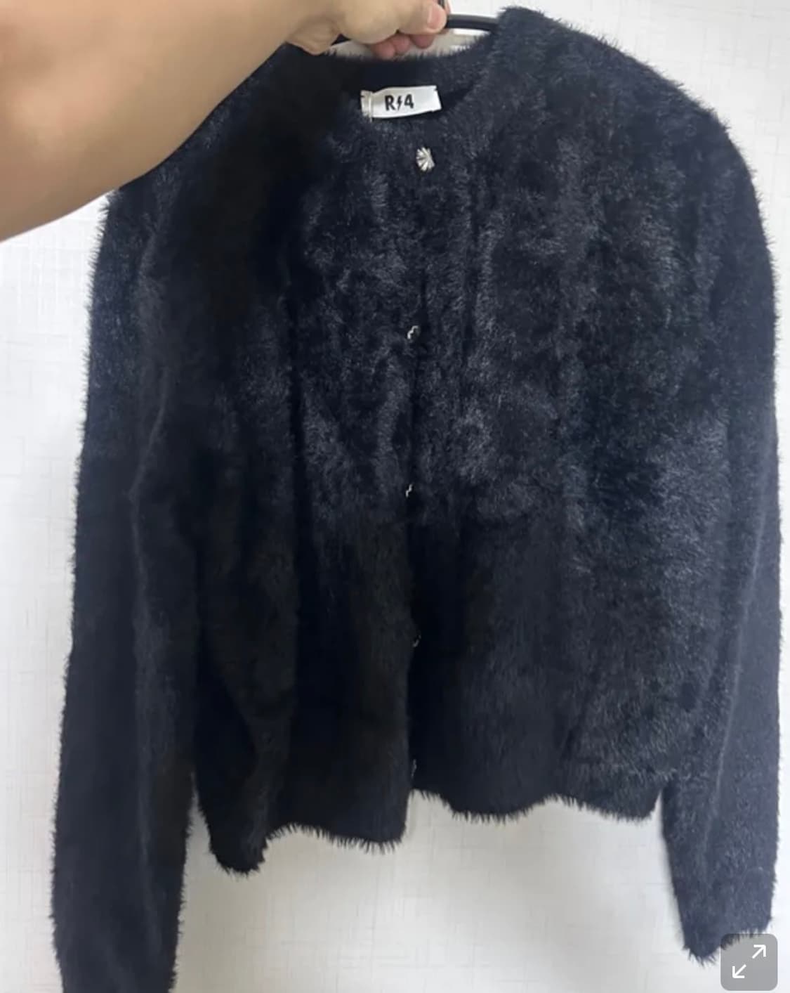 r4 r-0056 / 알포 퍼 가디건 L 상품이미지1