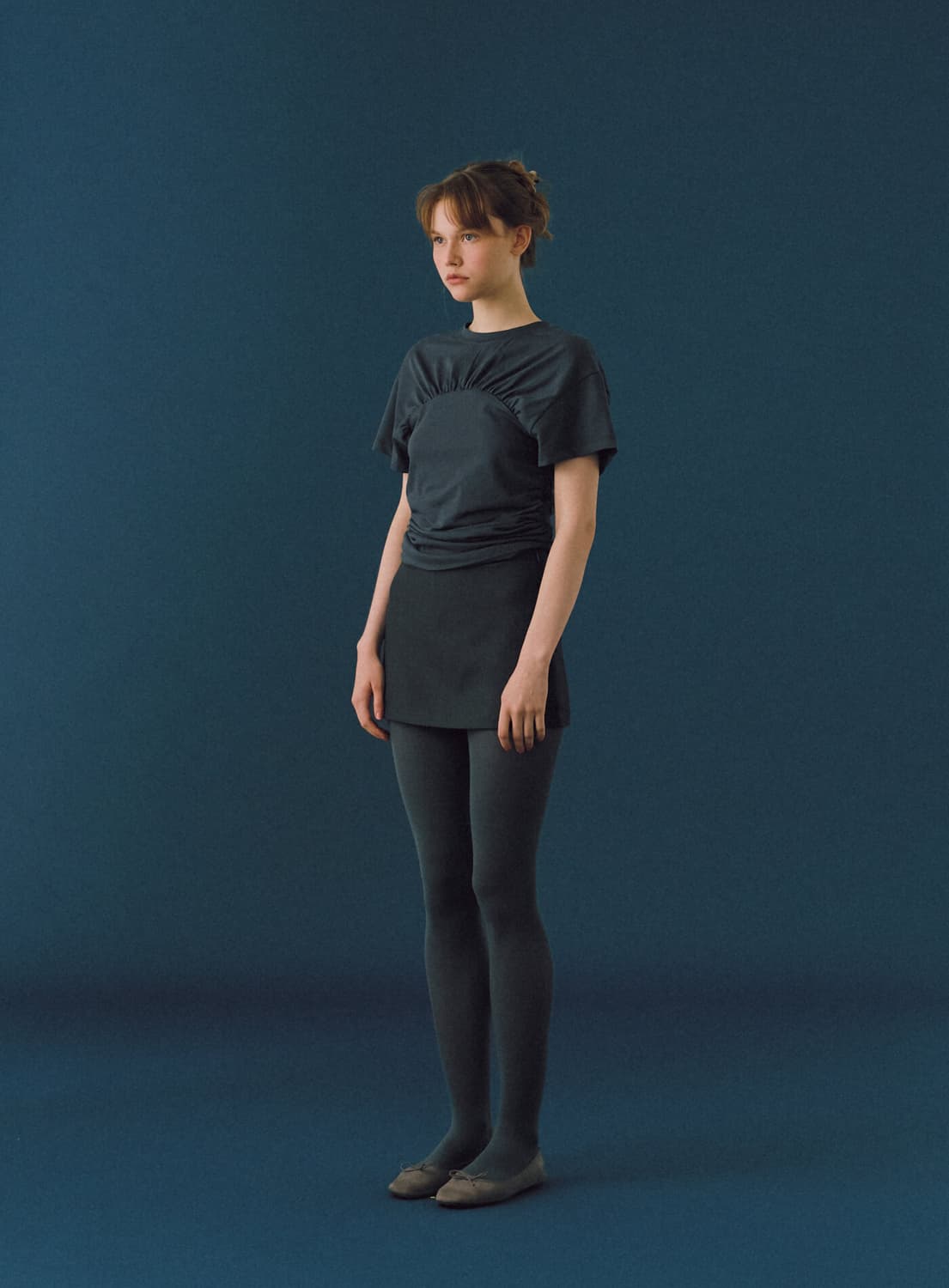 새상품) 스무스무드 티팟 블랙 스커트 M 상품이미지1