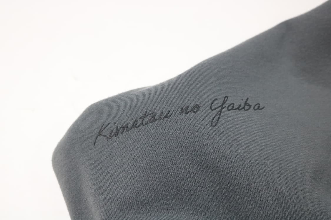 귀멸의 칼날 귀살대 백프린팅 차콜 맨투맨 (L) 상품이미지8