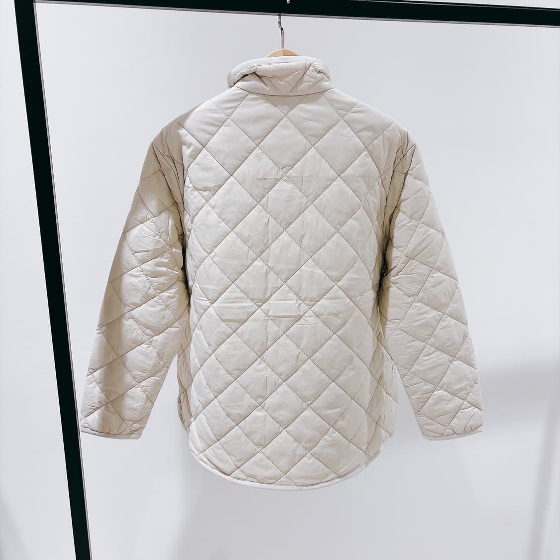 (정품/새상품) 제임스펄스 여성 퀼팅 스냅 자켓 클라우드 상품이미지3