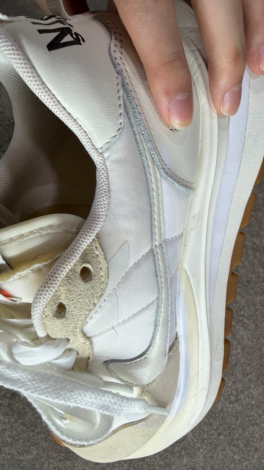 나이키 사카이 화이트 앤 검 265 상품이미지4