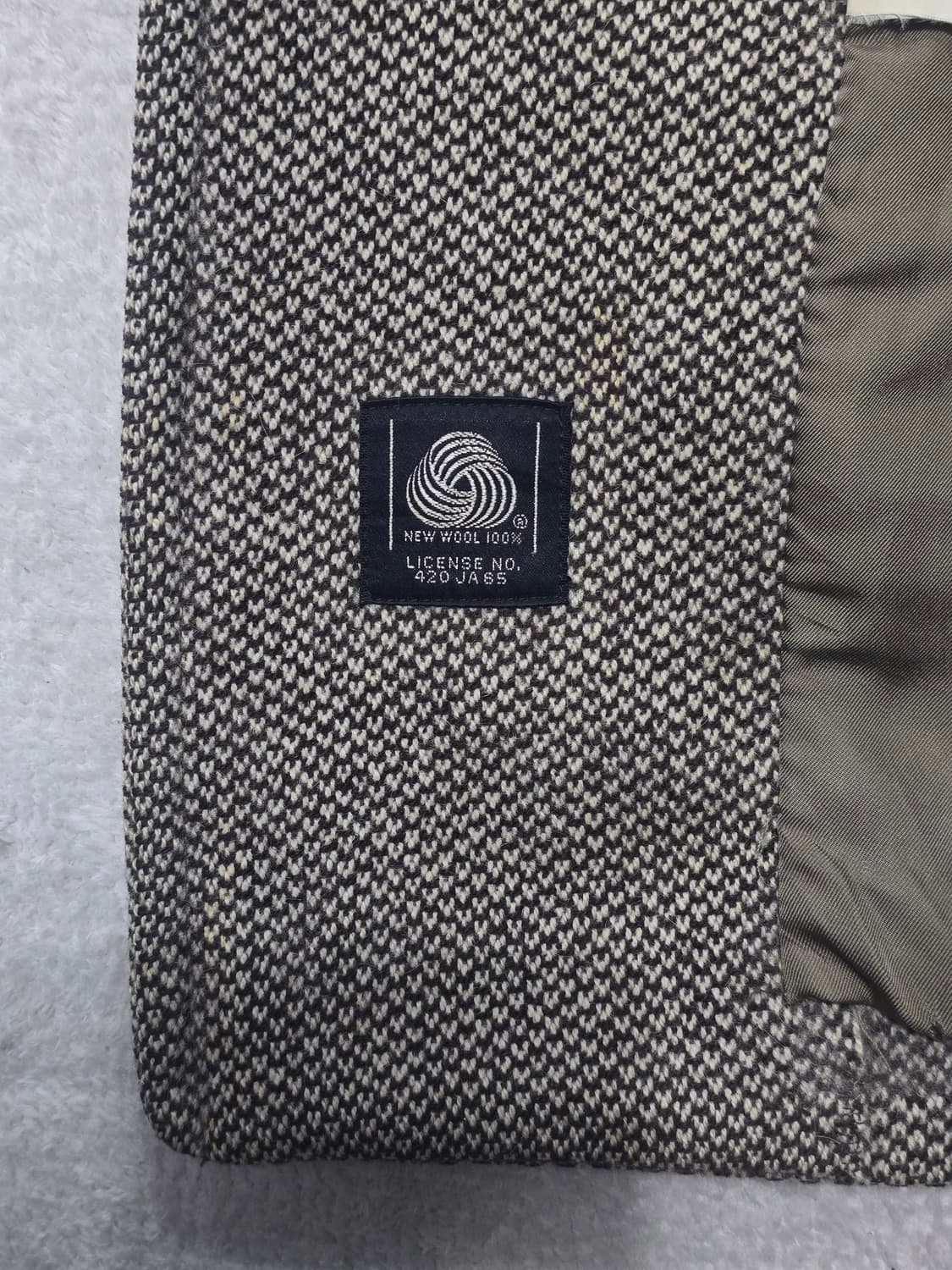 버버리 울 큐브라 해링본 롱 코트 105 상품이미지5