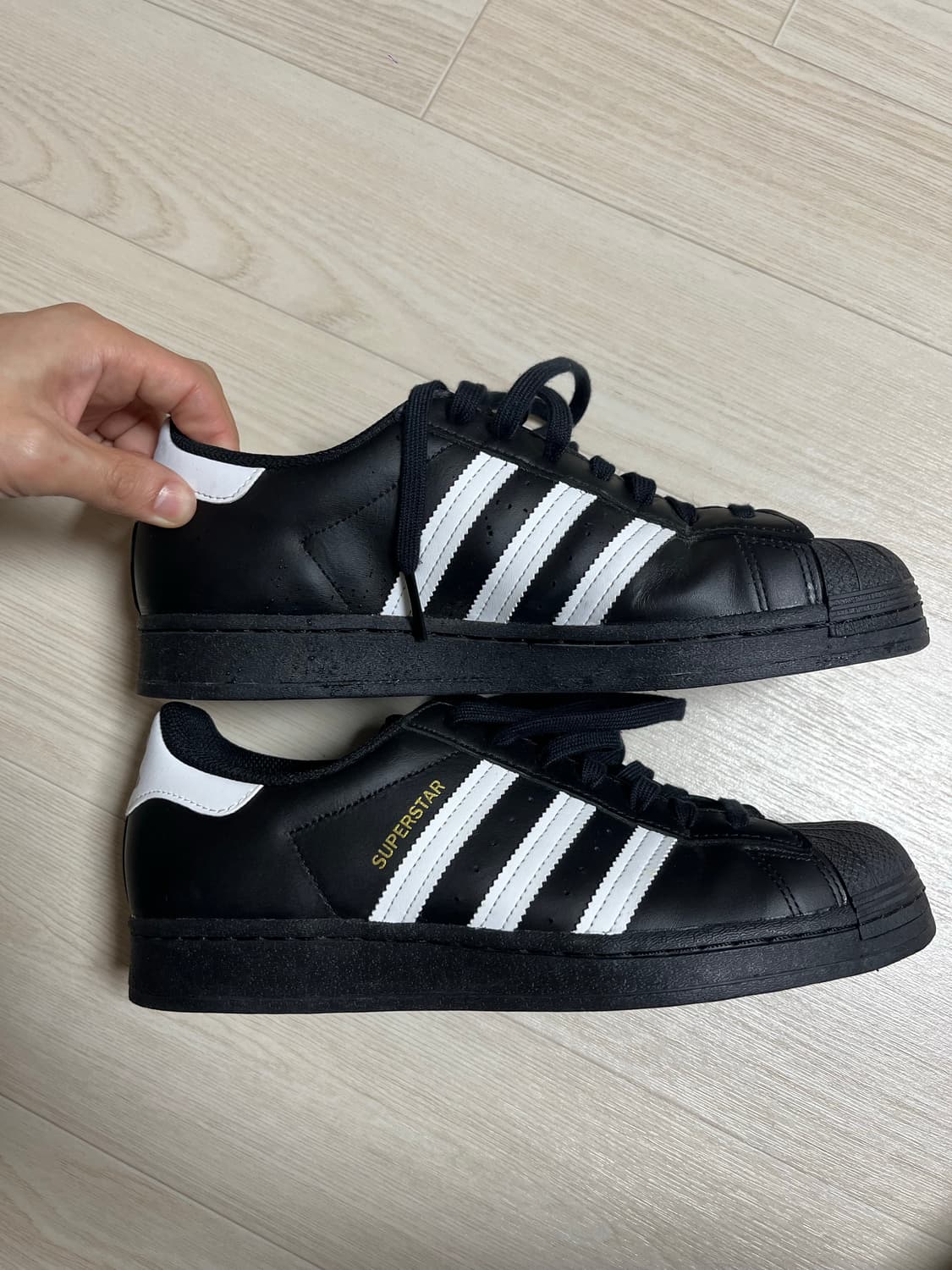 [아디다스] 슈퍼스타 코어 블랙 화이트_265 상품이미지9