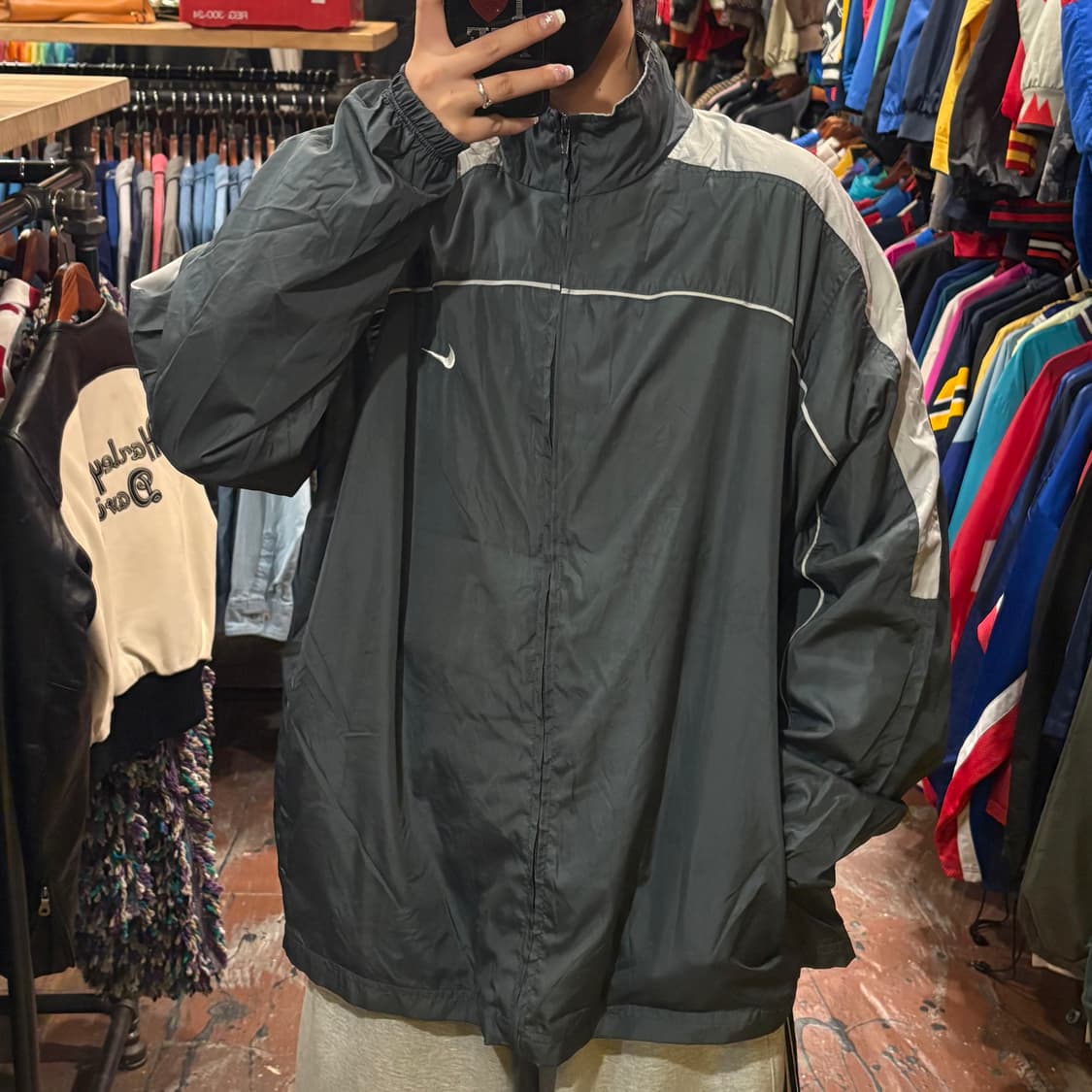 [HI] nike 바람막이 그레이 상품이미지5