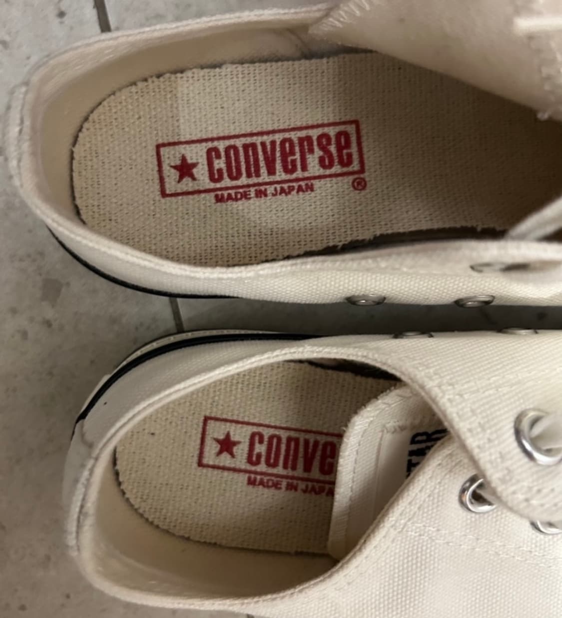 컨버스 올스타 로우 화이트 (일본 생산) 상품이미지5