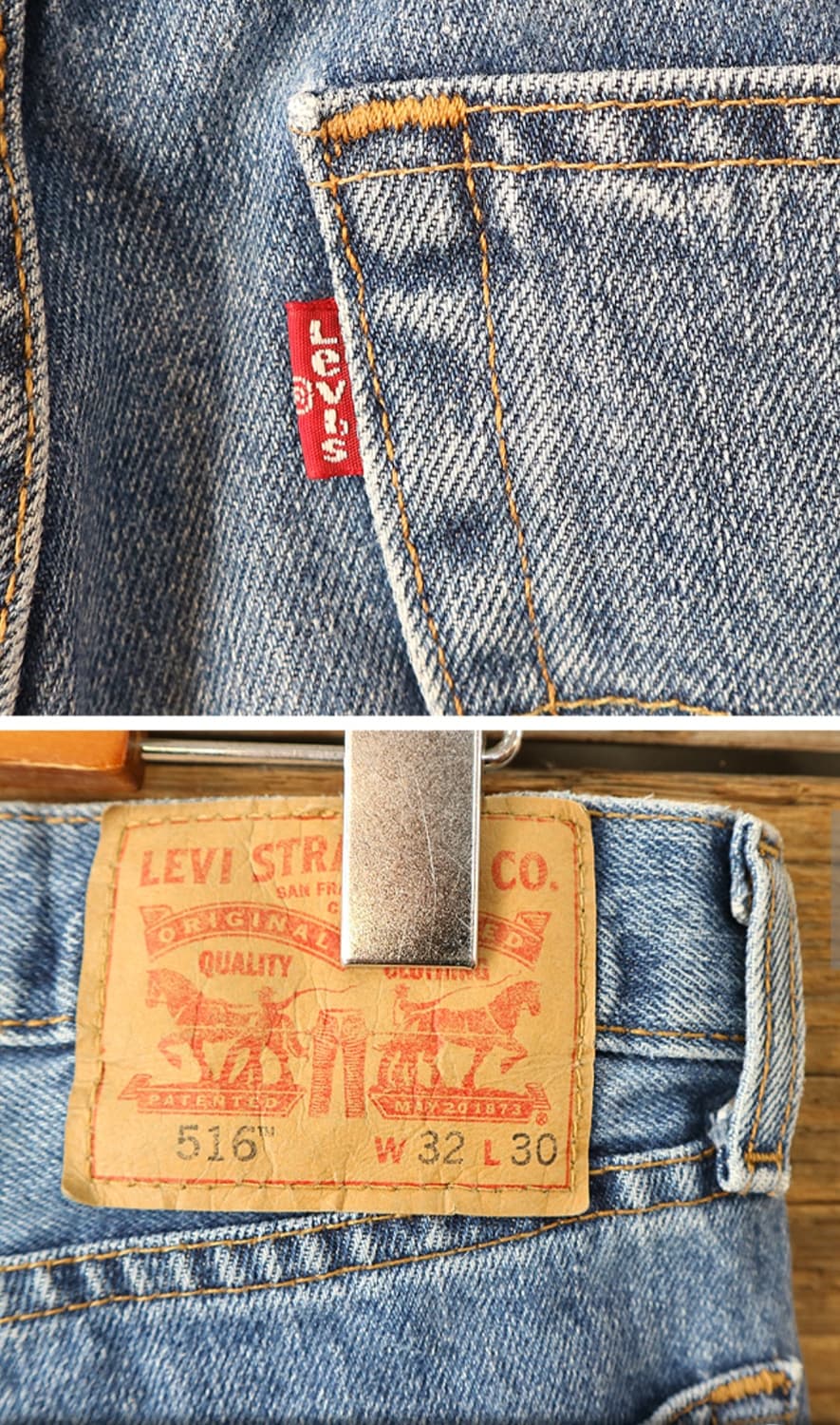 
LEVIS 리바이스 516 데님
31 세탁완료 상품이미지6