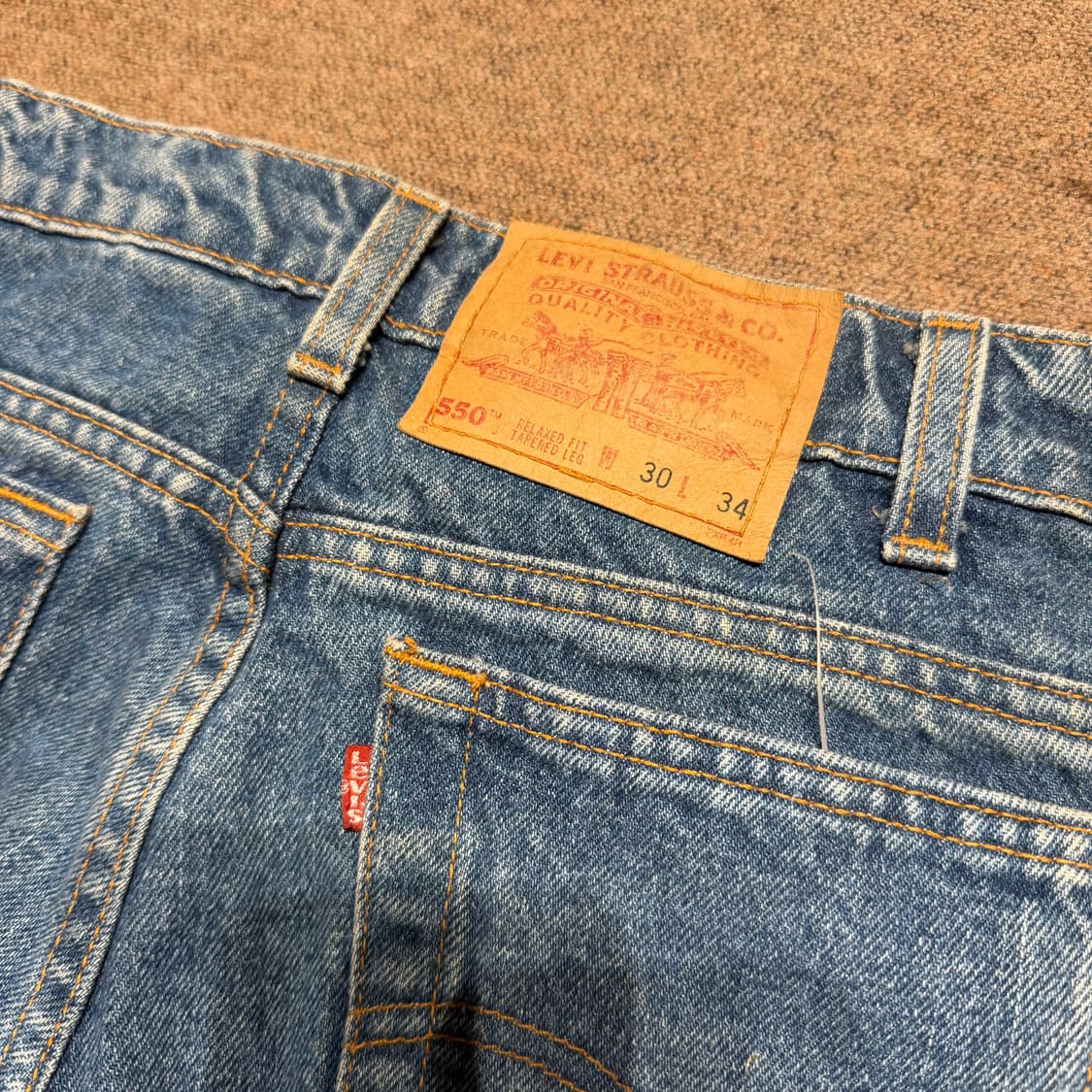 데드스탁)리바이스 90s USA 550 데님 팬츠 30 상품이미지6