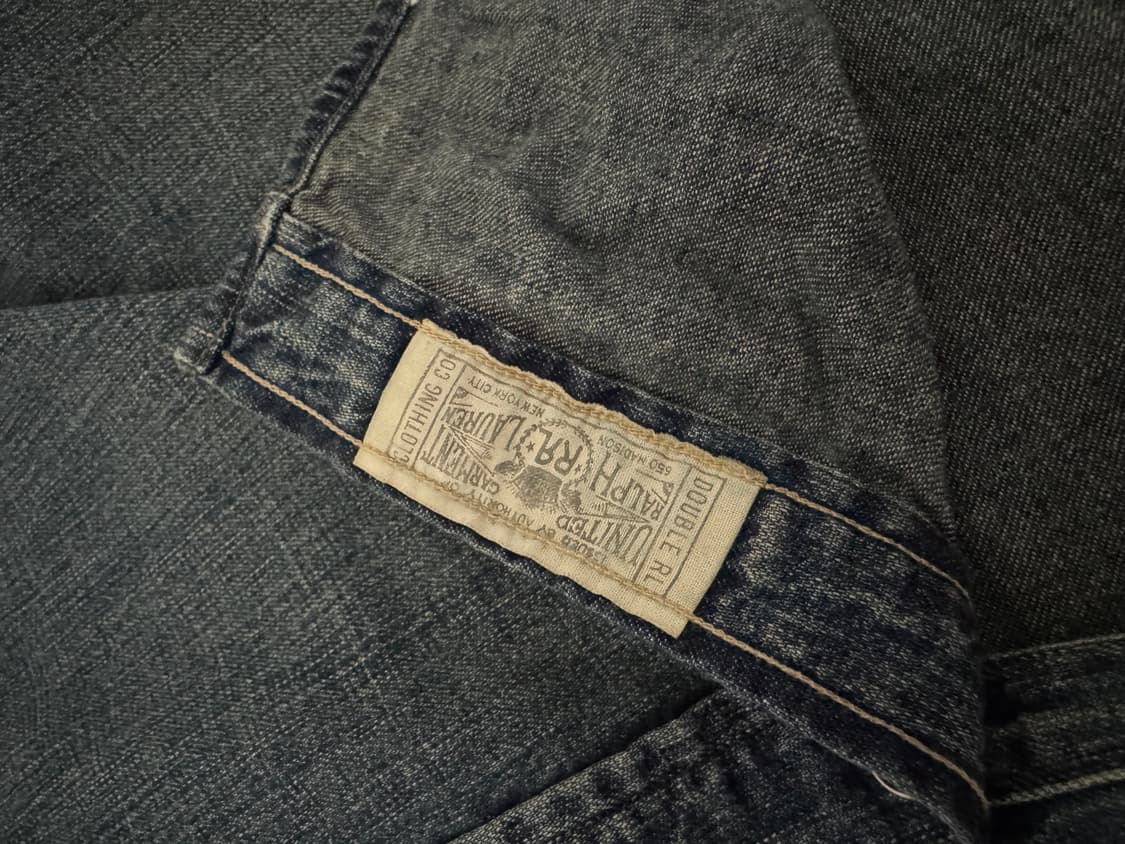 더블알엘 xxl 다크워싱 웨스턴 셔츠 상품이미지3