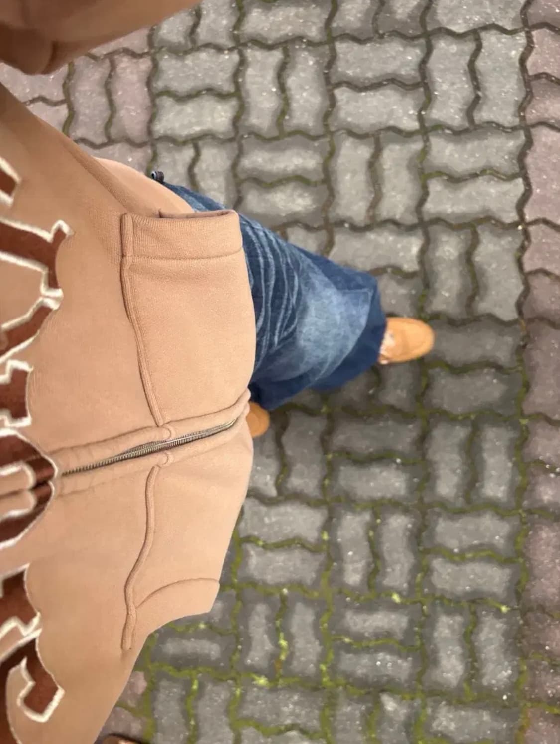 스투시 스포츠 후드집업 탄 XL 상품이미지2