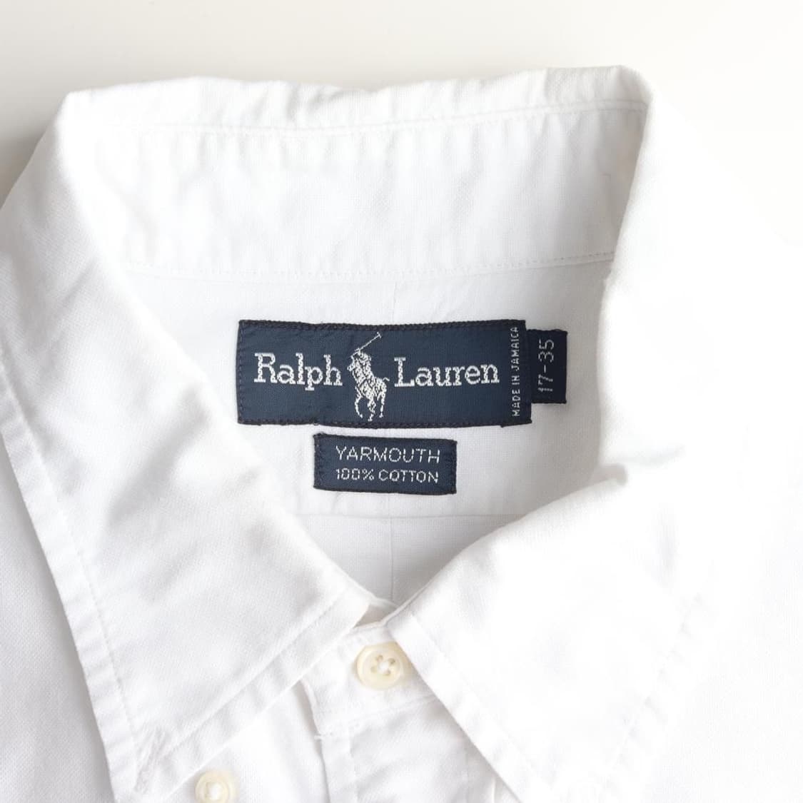 폴로 랄프 로렌 90's YARMOUTH 코튼 화이트 셔츠 (남성 오버핏 상품이미지5