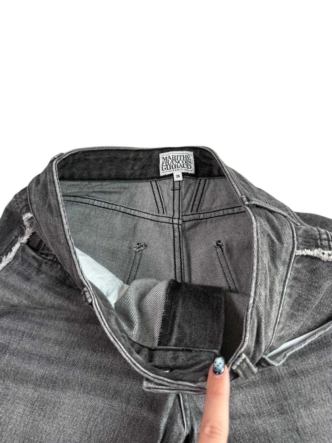 마리떼 흑청 팬츠 상품이미지7