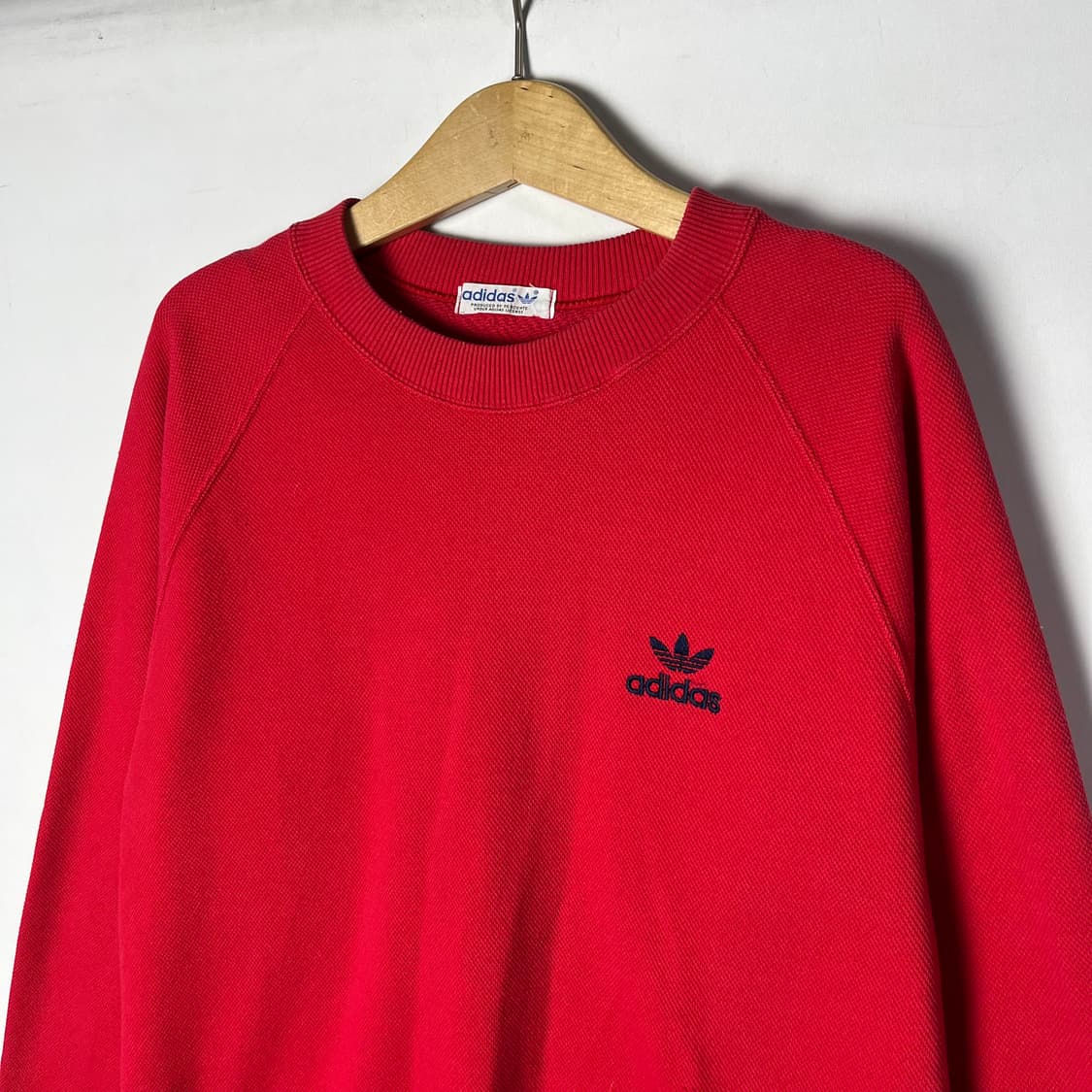 [adidas] 80s 아디다스 데상트 레드 트레포일 맨투맨 상품이미지3