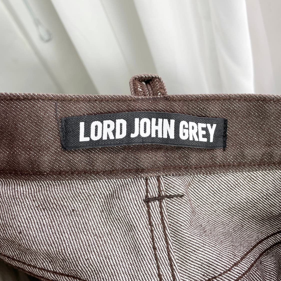 C1 로드존그레이(LORD JOHN GREY) 데님팬츠 브라운 L사이즈 상품이미지4