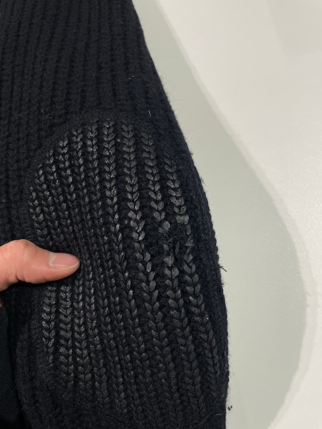 아르마니 익스체인지 블랙 암 패치 투 웨이 집업 자켓 상품이미지10