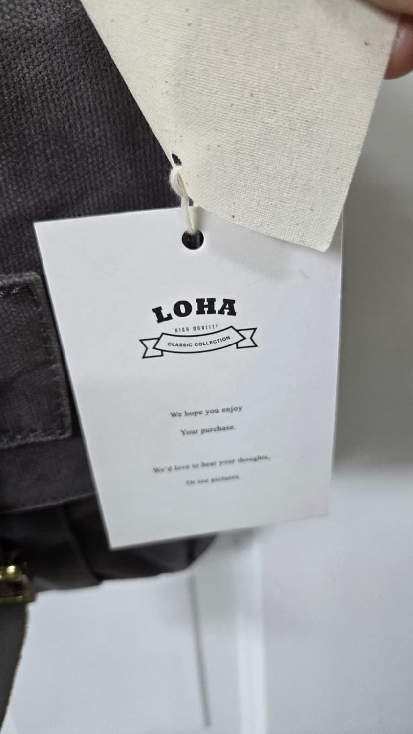 새상품)빈티지 캔버스 메신저백 상품이미지3