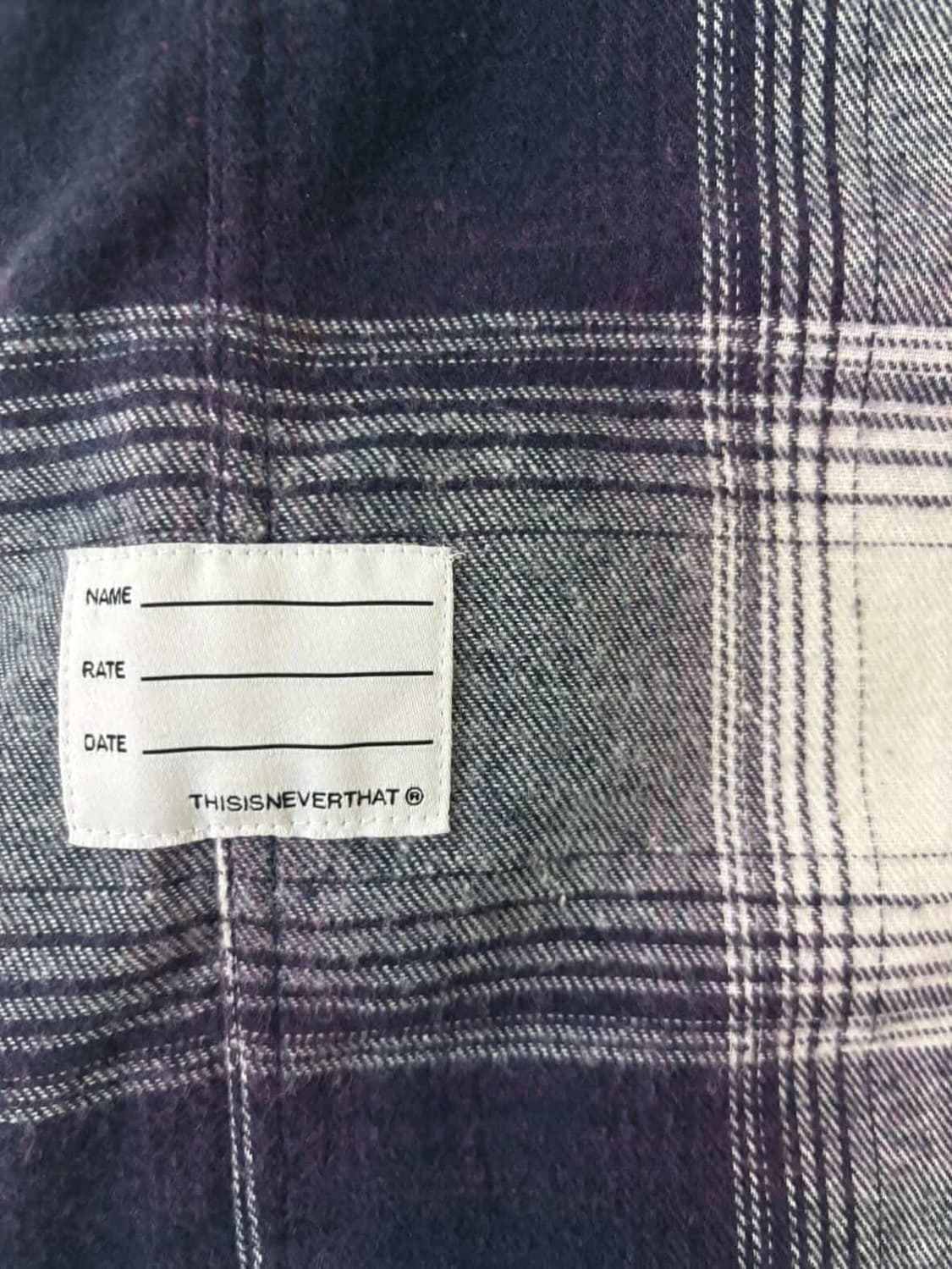 디스이즈네버댓 컷 오프 체크 셔츠 상품이미지4